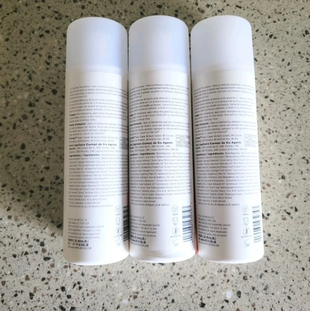 3 Briogeo Curl Charisma Rice Amino + Shea Curl Defining Conditioner Curly Hair